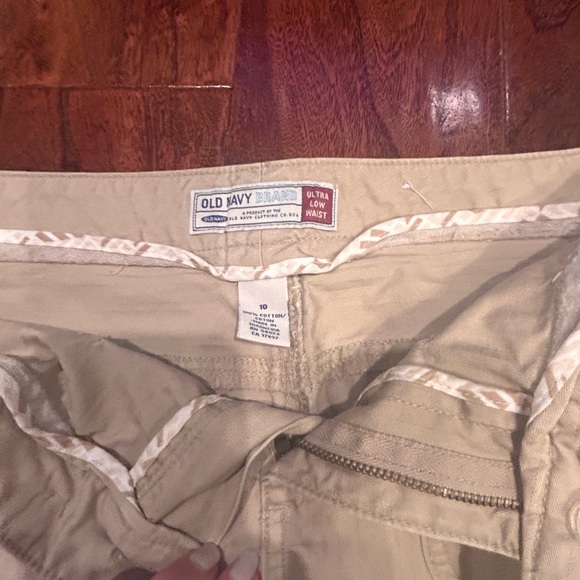 Old Navy woman's size 10 Tan/Olive Cargo chic mini Skirts Y2K sporty/neutral - Picture 7 of 8